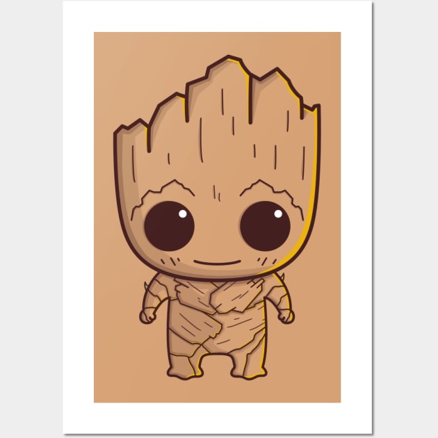 I’m groot but i’m cute! Wall Art by PNKid